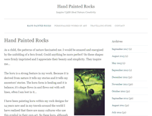 Tablet Screenshot of handpaintedrocks.com